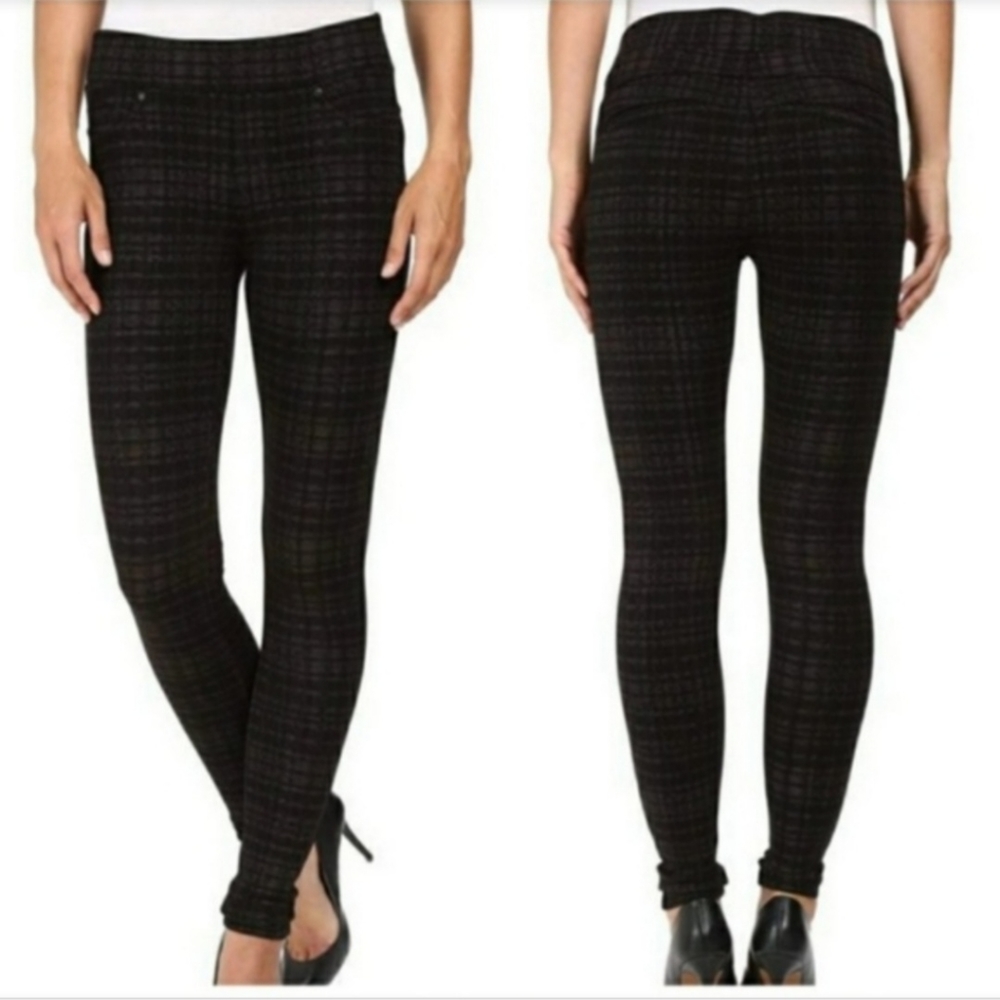 LIVERPOOL Plaid Quinn Pull-On Leggings